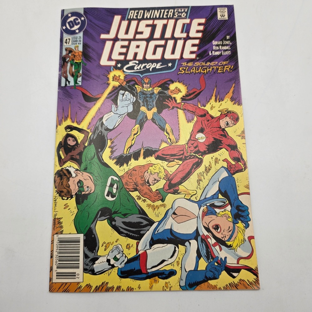 DC Comics Justice League Europe 47 Red Winter Part 3 Green Lantern Flash Aquaman